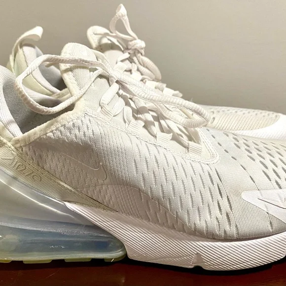 Nike White Air Max 270 Sneakers - Picture 2 of 11